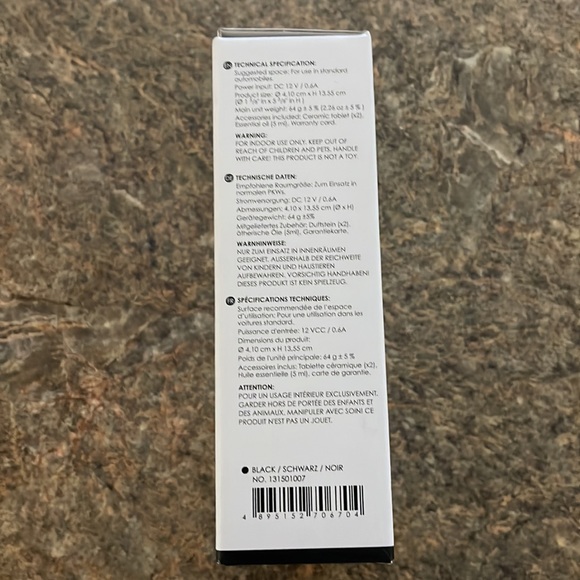 New in gift box Duke Car Diffuser by Serene House NWT - Picture 2 of 11